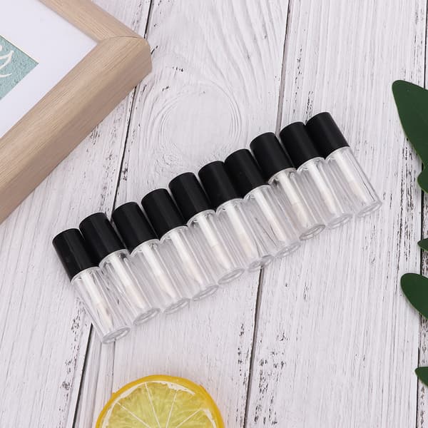 10 st 1,5 ml Mini Läppglansrör DIY Läppstiftsbehållare
