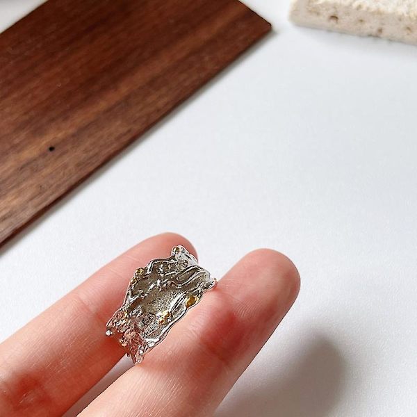Ring Silver S925 Justerbara Modesmycken Ac7615