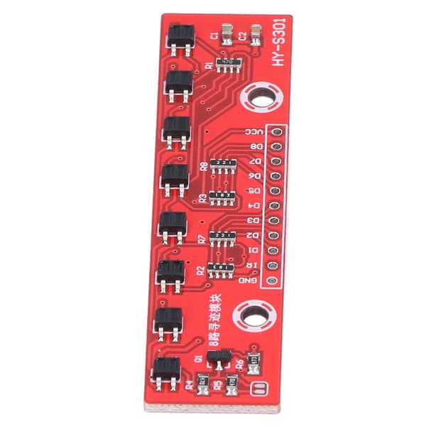 8-kanals infraröd detekteringssensor PCB 8-bitars detektor jaktkort spårningsmodul