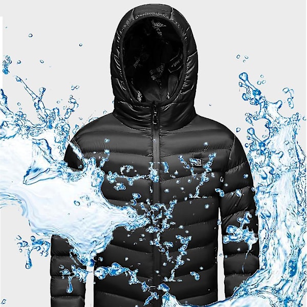 Pojkar Flickor USB Jacka Vintervarm Kappa Black 130cm