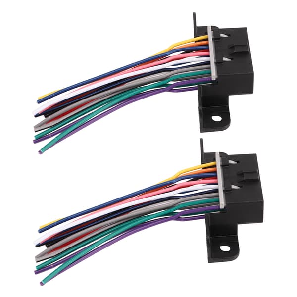 2 STK Diagnostisk OBD2 16-bens hunstik Universal pasform til de fleste OBD2-porte