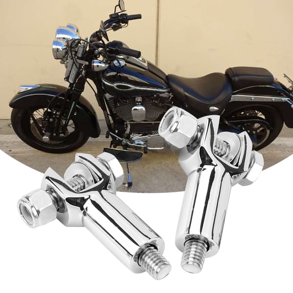 Passasjerfotpinne Monteringsgaffelsett for Softail 2000 2006 Sølv