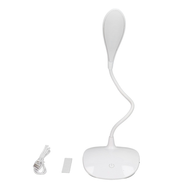 USB Touch Control LED Skrivebordslampe 3 Moduser Svanhals Studielampe for Barn Studenter
