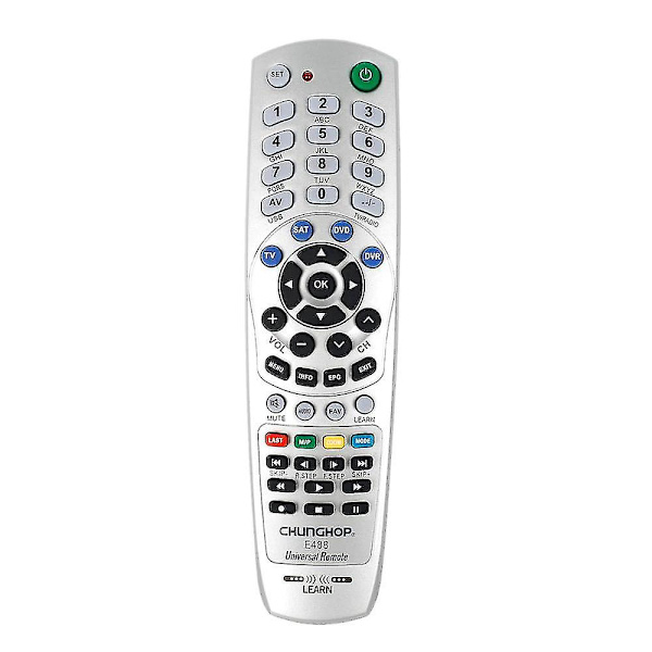 universal fjärrkontroll för Chunghop Tv Sat Dvd Dvr Palyer Drift av 4 enheter E488 Controller