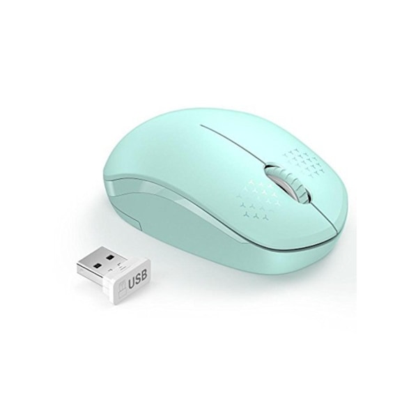 Piges fotoelektriske trådløse mus Energibesparende sød mini bærbar computer Hjemmekontorelev