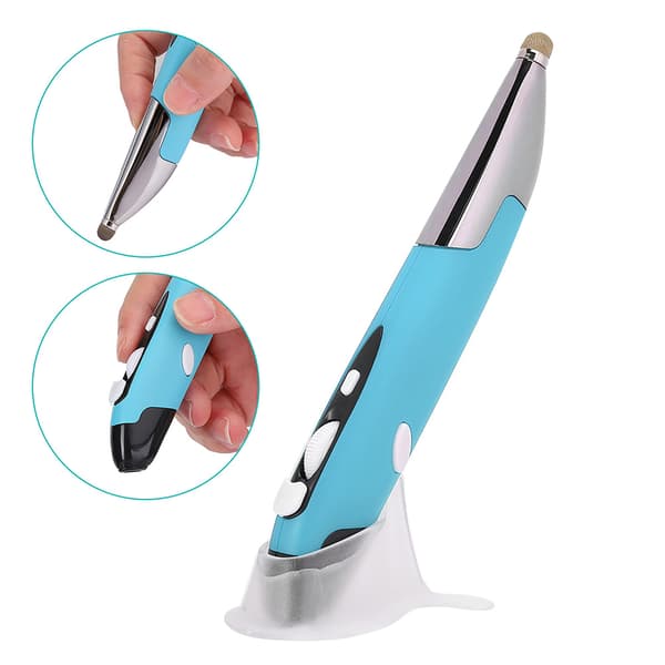 Trådløs USB Stylus Pen 2.4G PC Mus Blå PR 06