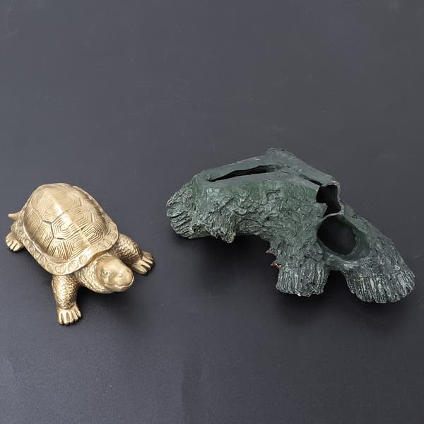 Messing Skildpadde Hjem Feng Shui Ornament - Symbol for Fred