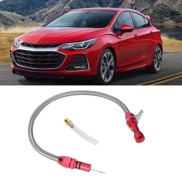 Oliemålepind i rustfrit stål, passer til Chevrolet / GM TH350 350Rød