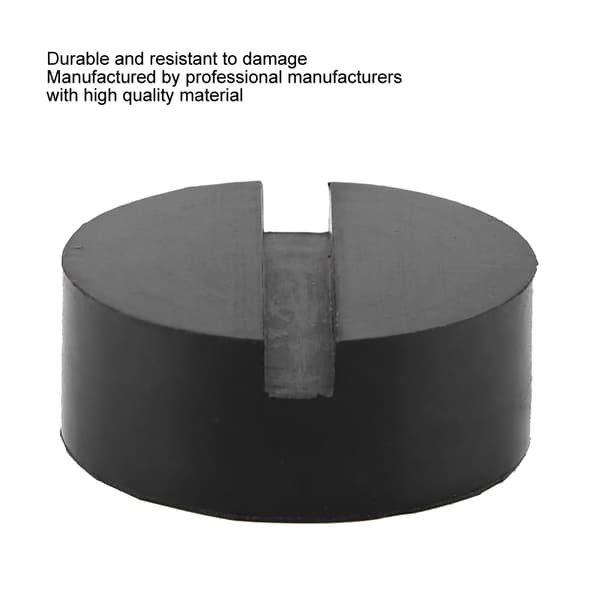 6CM Sort Rille Donkraft Disk Gummi Pude Side Svejsningspude