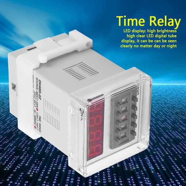DH48S 2Z 220V 8-pin digitalt display timerrelé tidsforsinkelseskontroll