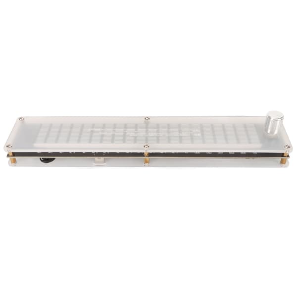 Dubbelkanal DSP 15 Band Digital Equalizer Röstaktiverad Pickup Rytmljus Akrylfodral