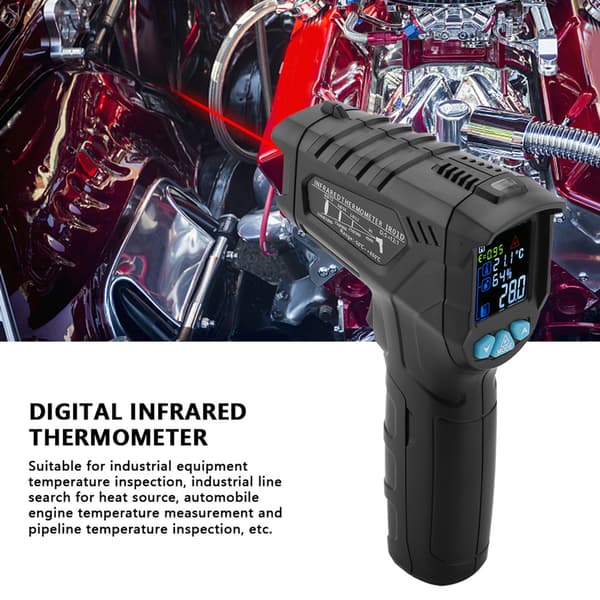 MESTEK IR01D LCD Display Infrarød Termometer 50~800℃