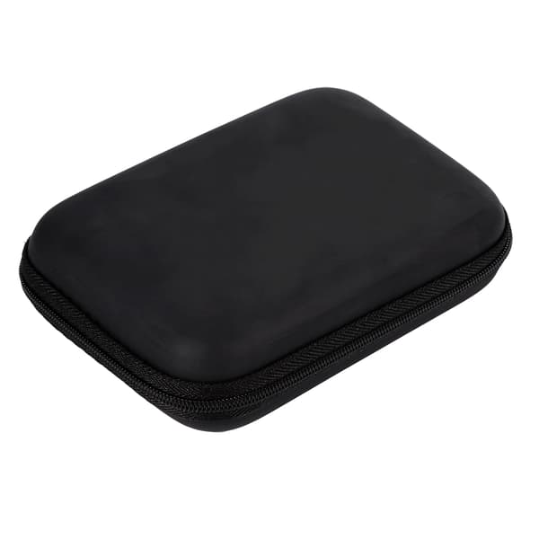 Digitalt Tilbehør Kabel Hovedtelefon Opbevaringsorganisator USB Memory Case Taske Sort