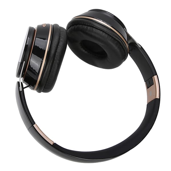 Bluetooth 5.0 Trådløse Over Ear Stereo Headset med Mikrofon Gaming Headset Sort