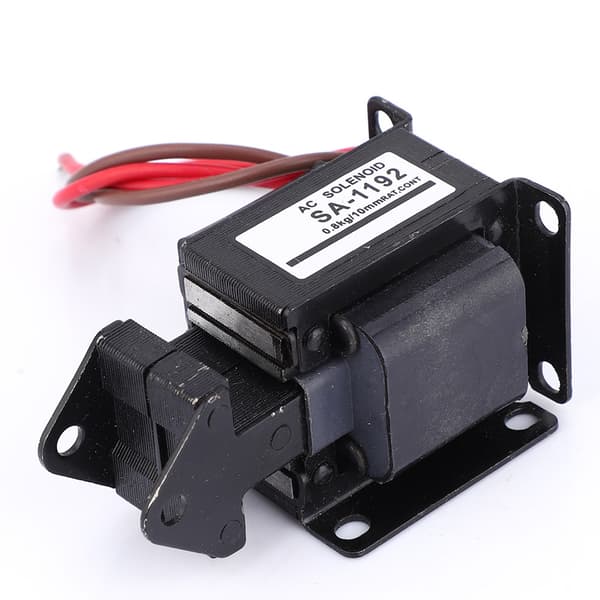 AC Solenoid Elektromagnet Push Pull 220VAC 7.8N 10mm Slaglengde SA-1192