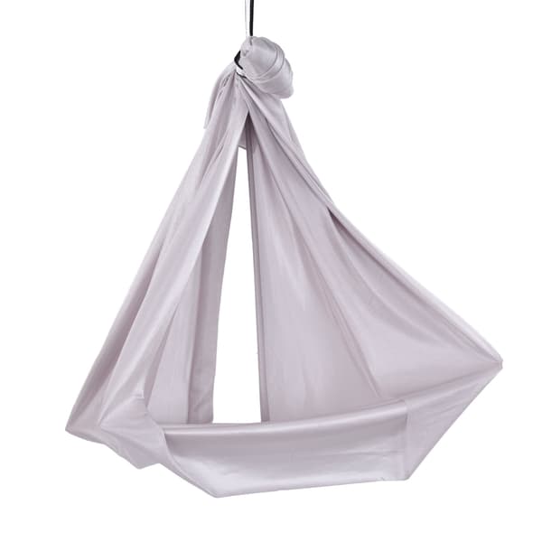 Aerial Yoga Hammock 1X2.8m Andningsbar Elastisk Säkerhet Barn Smärtlindring Grå