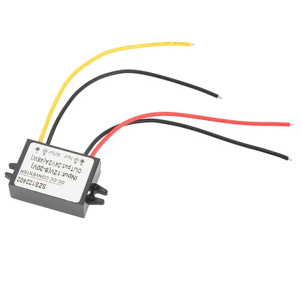 DC til DC Step Up Modul IP67 Vanntett PP-kasse Boost Spenningsomformer 12V 9-20V til 24V 2A