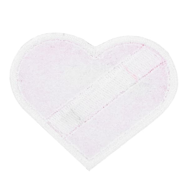 Hjärtformad broderad dykpatch för väst, väska, keps