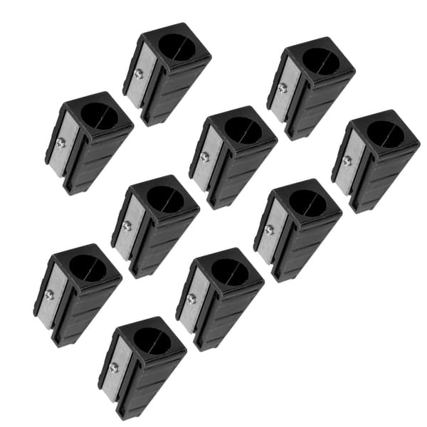 10 stk. Barbara Billiard Cue Tip Shaper Pen Sharpener Shape Black