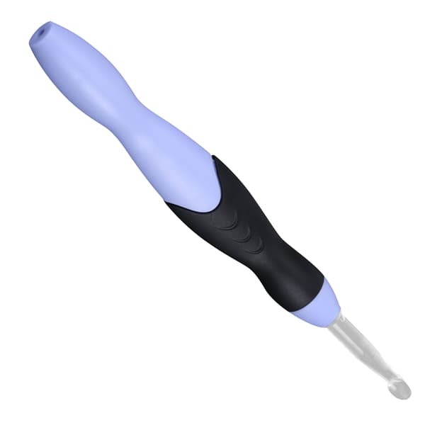 LED Light Up Virknål Set - USB Uppladdningsbara, utbytbara tips (2,5-6,5 mm)