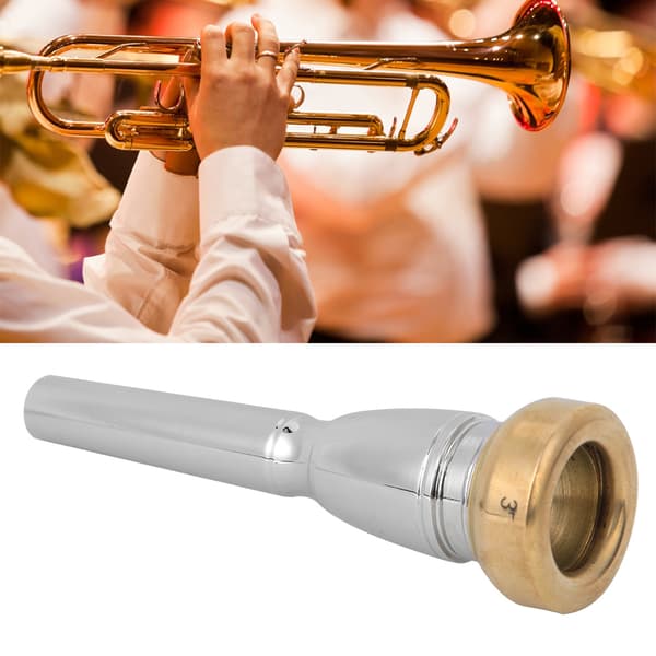 Professionelt Trompetmundstykke Sæt Messing 3C 3B 2C 2B Musikinstrument Tilbehør