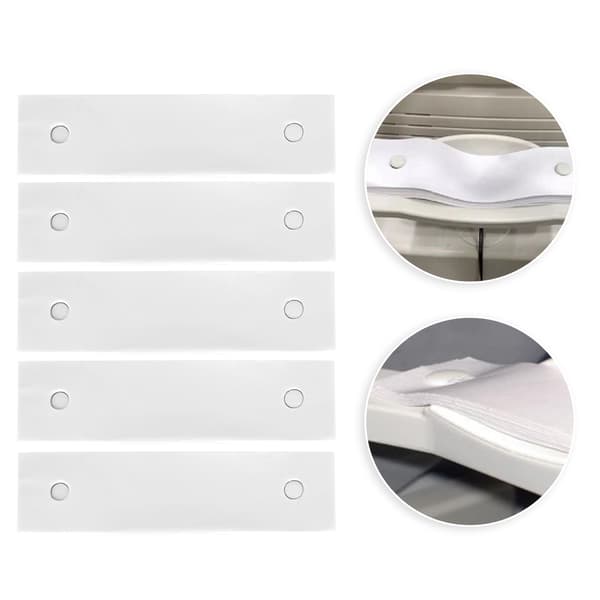 5-pack Optisk Hakstödspapper Spaltlampa Papper Sanitär Säkerhet Optometri Tillbehör