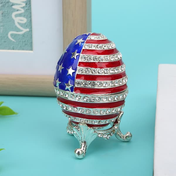 Easter Egg Trinket Box - Metallhantverk, skrivbordsdekorationer och presenter