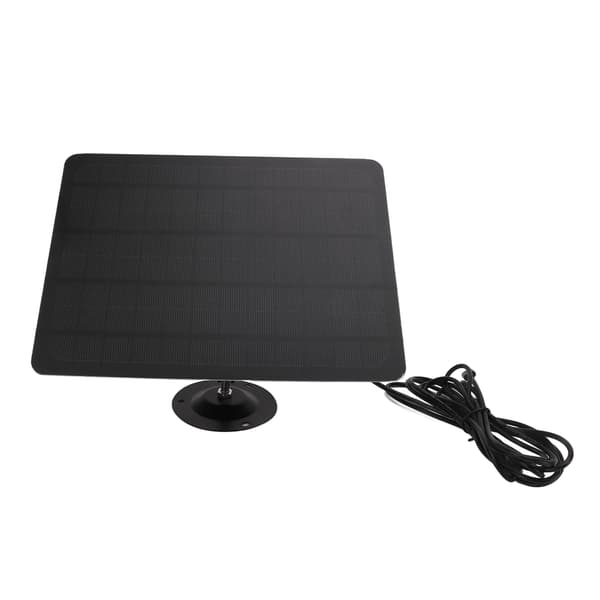 Solcellepanel Strømgenerator Panel Vanntett Panel for Bil Bobil Hjem Utendørs Sikkerhetskamera