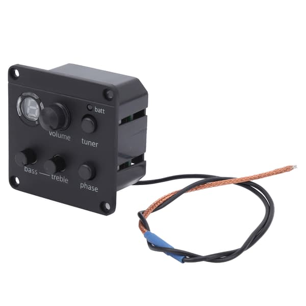Akustisk Gitarr Pickup Inbyggd Förförstärkare EQ Equalizer Ljudhålsmonteringstillbehör