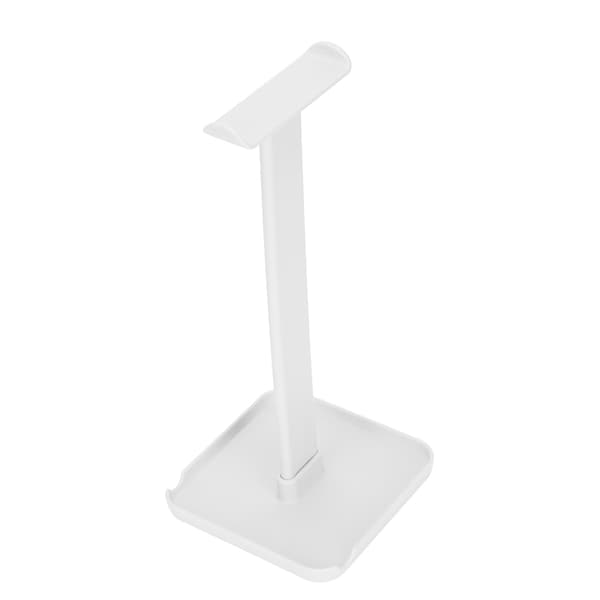 Multifunktionel Pladsbesparende Holdbar Robust Stabil Lys Farve Headset Stand Hvid