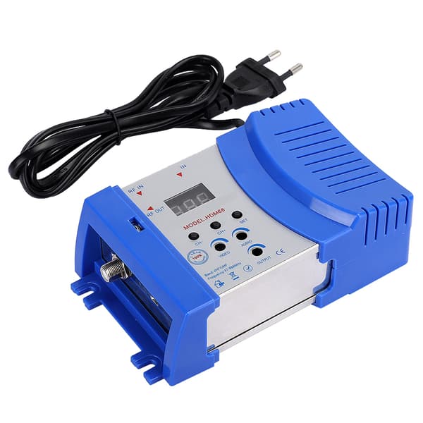 HD Modulator HDM68 Analog HDMI RF VHF UHF Frekvens EU-kontakt 100-240V