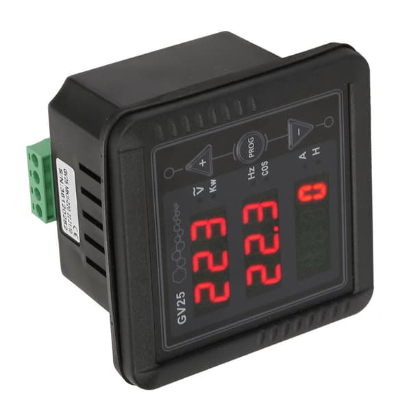 GV25 MK2 Generator Digitalt Meter Spenning Strøm Frekvens Tester Panel 110V 220V System