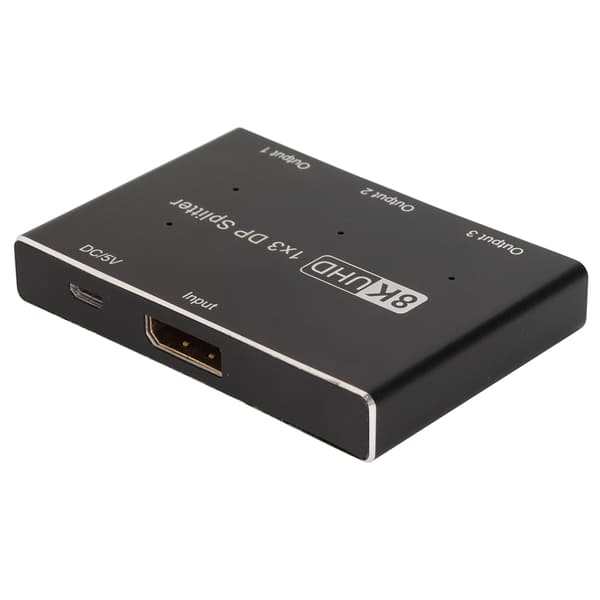 DisplayPort 1.4 Splitter 1x3 MST SST Hub for iOS Windows Android Systems