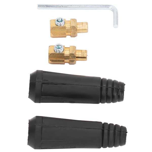 2 sæt svejsekabelforbindere Quick Connect Plug Tilbehør 200A DKJ10-25