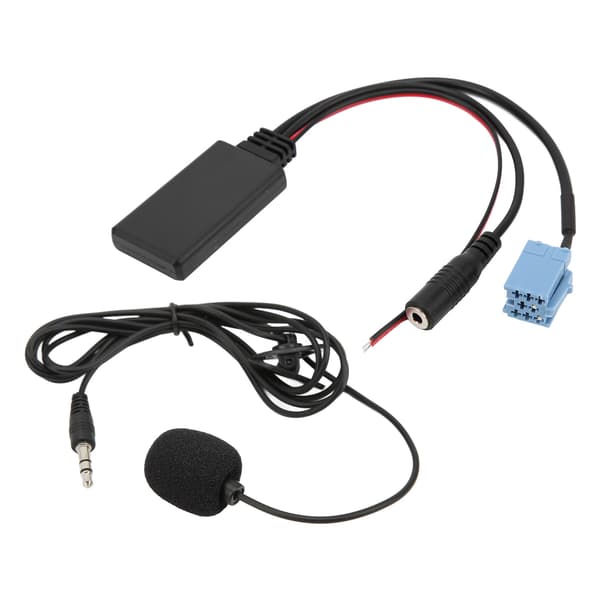 Bluetooth 5.0 AUX IN Kabel 3.5mm Jack ISO 8Pin 7 607 897 093 Håndfri Mikrofon Erstatning til Bora til Blaupunkt