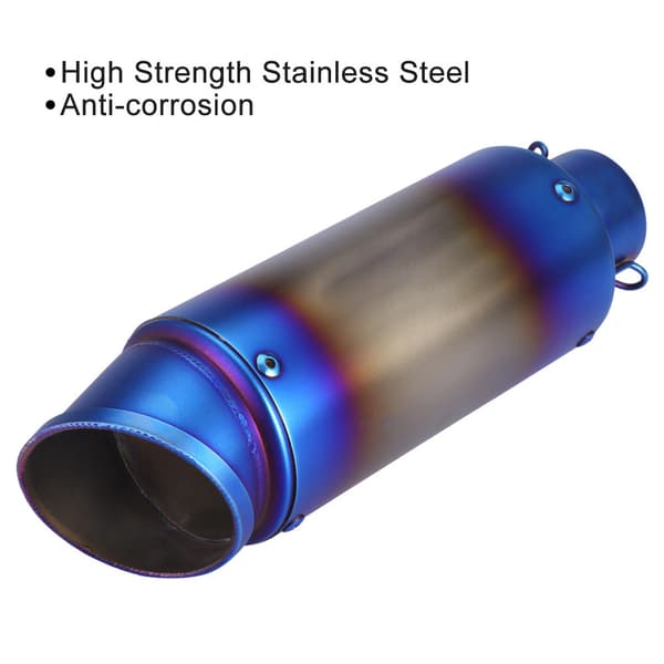 Universal 51mm Motorcykel Slip-On Udstødningsrør Endepipe