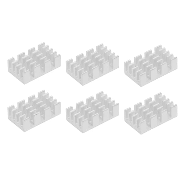 80 stk. Aluminium Køleplade Modul Køleelement til Router Elektroniske Komponenter