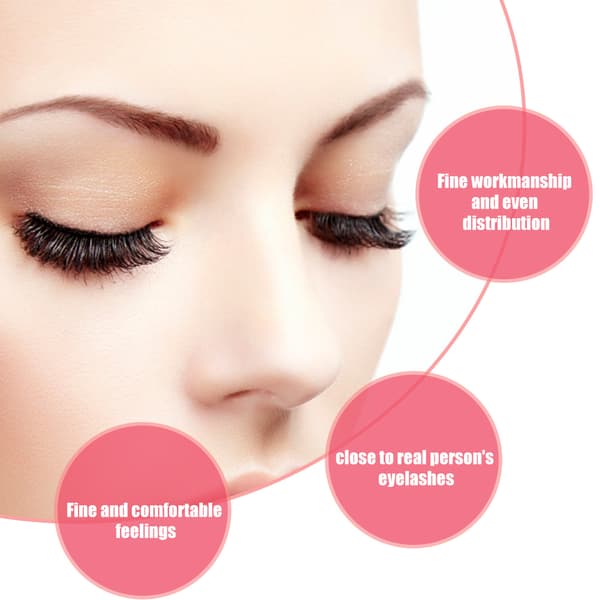 60 individuelle klynge-vippeextensions 0,07 mm 10 mm vippeextensionsværktøj