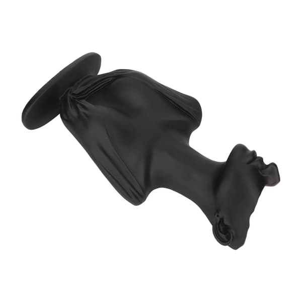 Sort Resin Elegant Letvægts Buste Display Stand til Halskæder med Stor Plads