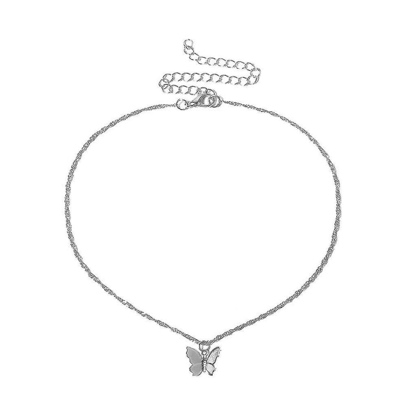 Vintage metallisk gylden stor kæde halskæde damesmykkegave
