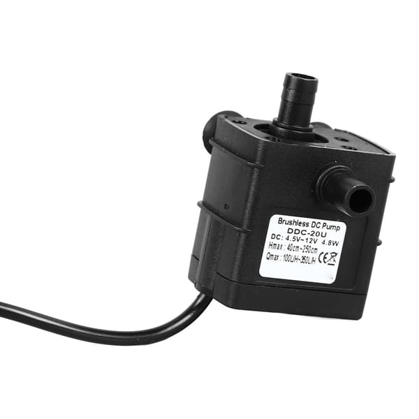 Solcellsdriven DC Borstlös Mini Fontänpump för Akvarium