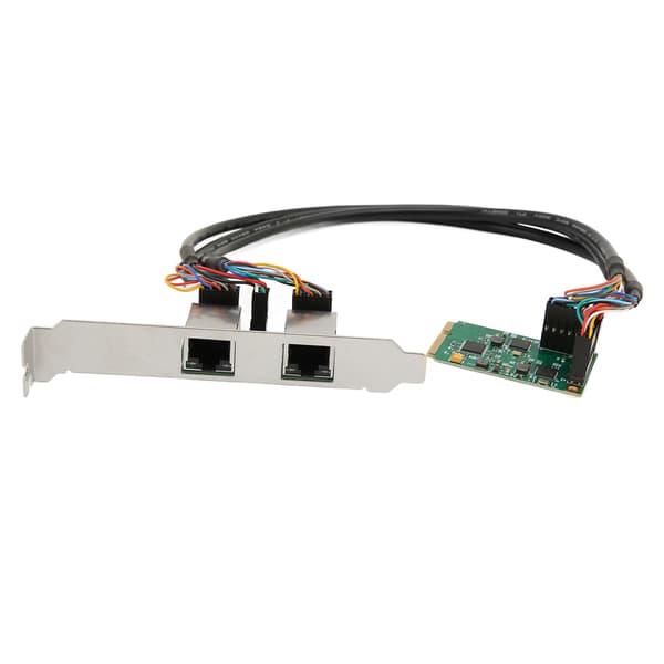 Mini PCIE Gigabit Ethernet Kort 10 100 1000Mbps Driverfri RJ45 Interface 2 Porte RTL8111H Chip Gigabit Internetkort til PC