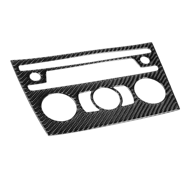 Bil AC CD-panel Trim Ram Carbonfiber Dekoration Passar för E84 X1 2011-2015