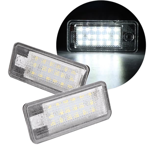 LED Nummerpladelygte Lampe Kompatibel med Audi