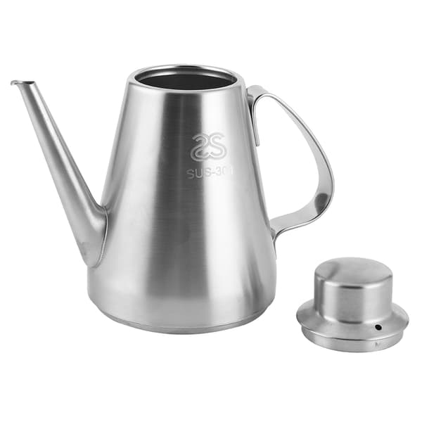 Oliekande i rustfrit stål med låg - 24 oz (600 ml)