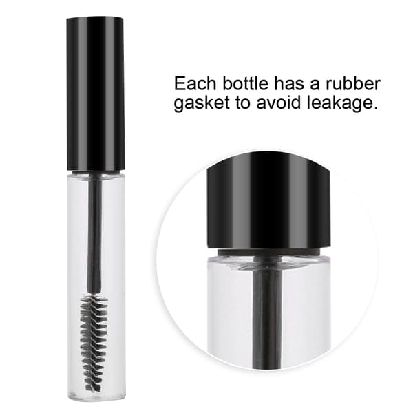 5 farver 10 ml tom mascara-rørbeholderflaske med tryllestav #4