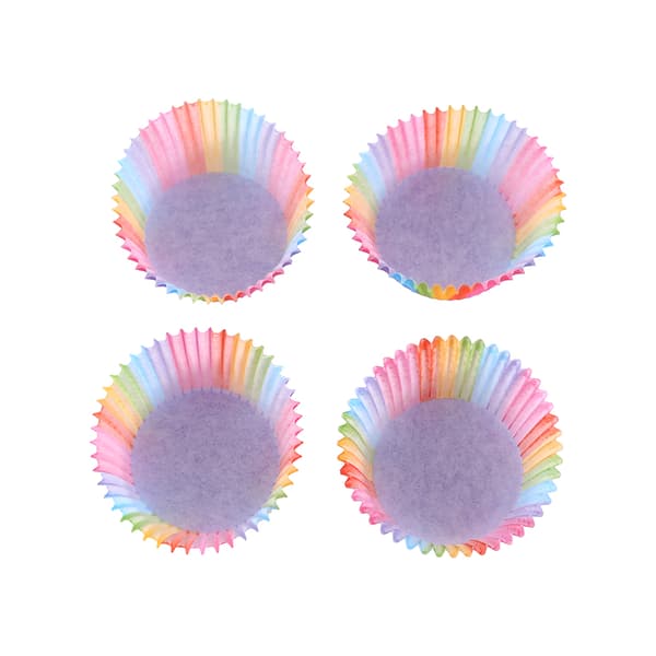 100 Farverige Cupcake Papirforme Bageforme Muffin Former