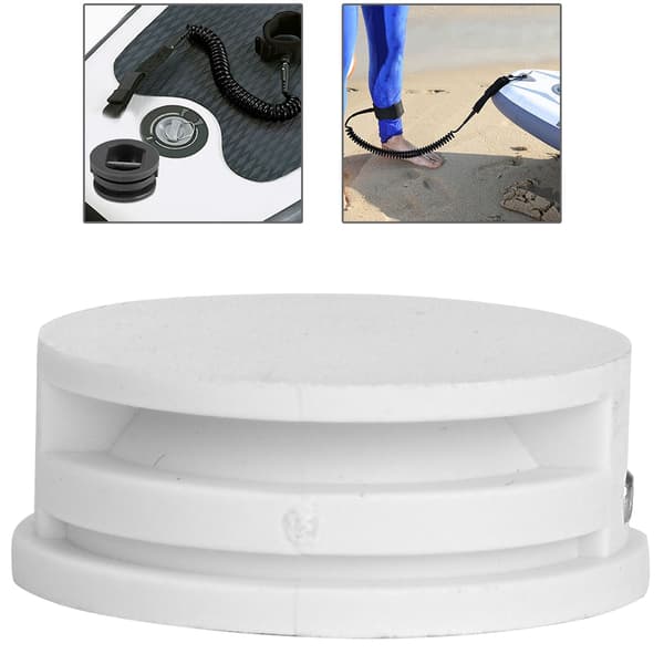 2 st Surfkoppelplugg Surfbräda Longboard Shortboard Paddlebräda Fotrepkopps Professionella Tillbehör Vit
