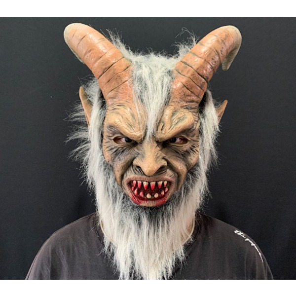 Ihmiskasvot Lucifer Lucifer Mask COSPlay Kauhulateksipäähineet Halloween-elokuvan hahmonaamio