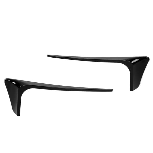 Blank Sort Bagkofanger Reflektorafdækning Canards Sæt Erstatning MK7 5 GTD R 2017 2020